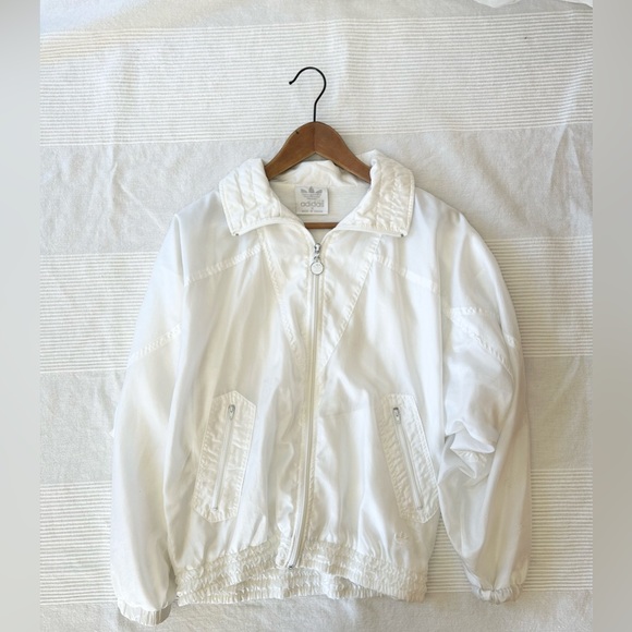 Adidas Vintage 90s Track Jacket in White - Picture 7 of 16